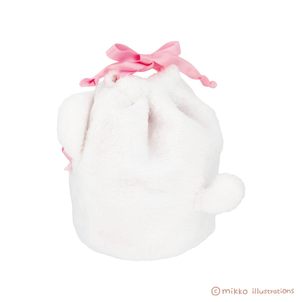 フェイス巾着 ムース mikko illustrations【marimo craft ONLINE SHOP】