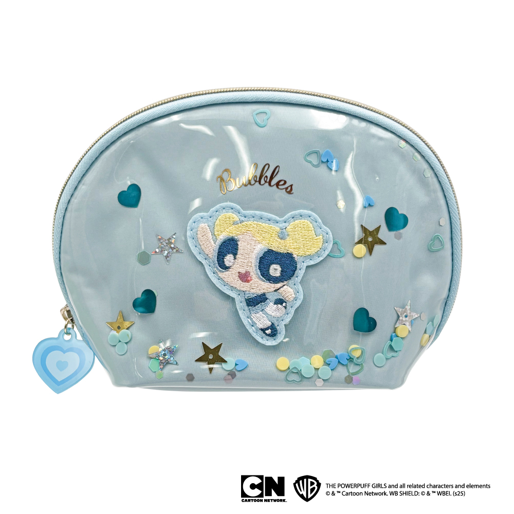 シャカシャカラウンドポーチ バブルス パワーパフ ガールズ【marimo