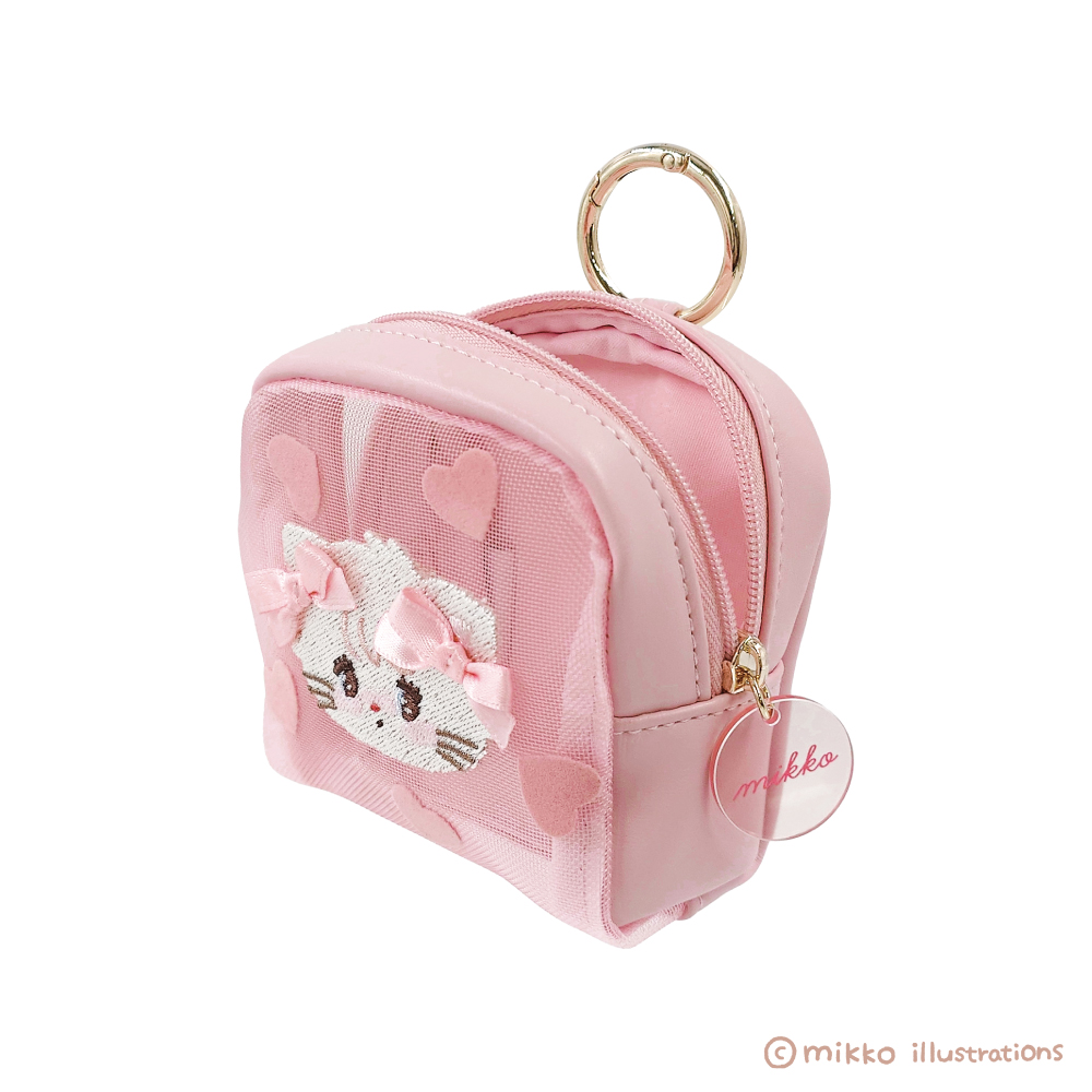 ミッコ mikkoポップアップ ムース ミニポーチ ボックスポーチ トレカケース ミッコ mikkoポップアップ ムース ミニポーチ フォトホルダー