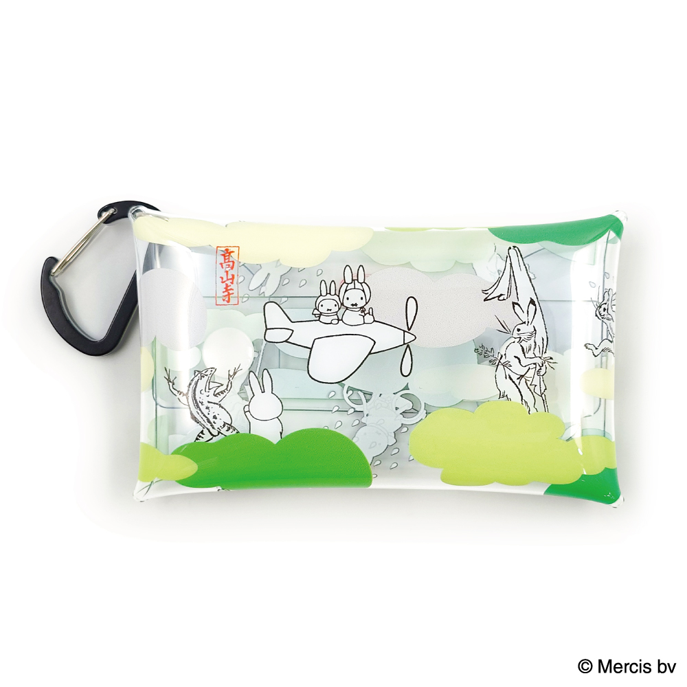 クリアマルチケースS B Miffy×鳥獣戯画【marimo craft ONLINE SHOP】