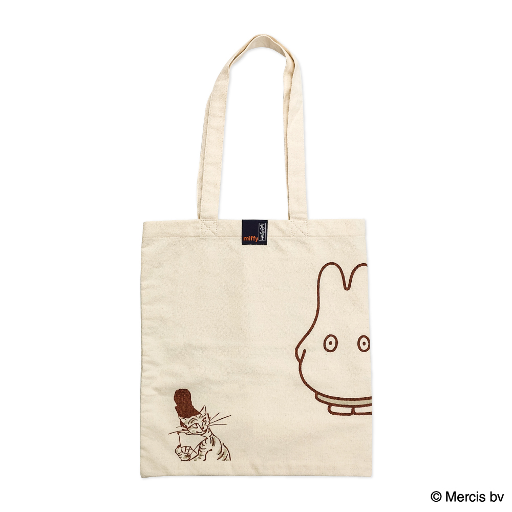トートバッグ にゃーに？ Miffy×鳥獣戯画【marimo craft ONLINE SHOP】