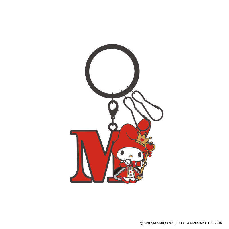 MY MELODY 50th＆KUROMI 20th イニシャルキーホルダー(M)【marimo