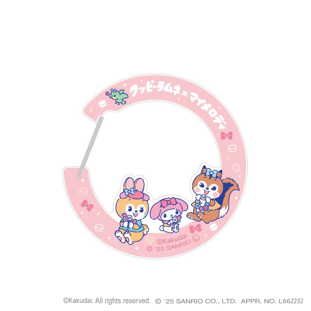 3連アクリルキーホルダー クッピーラムネ×ハローキティ【marimo