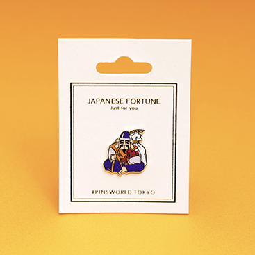縁起物 (えんぎもの) ピンバッジシリーズ えびす様 PWE0006【sonia
