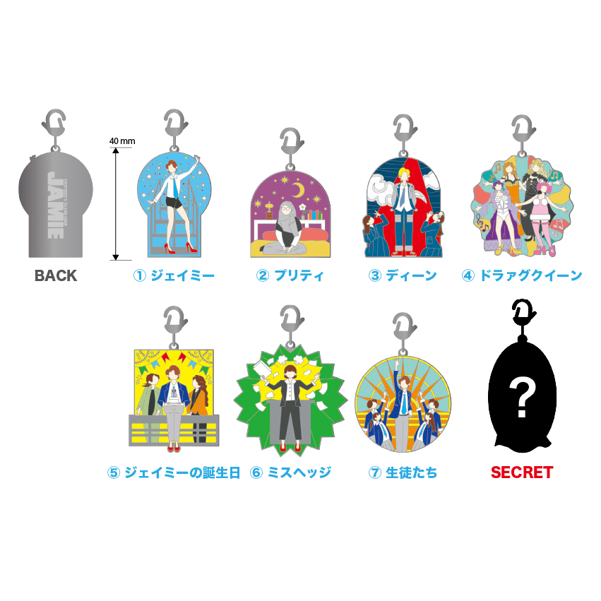 ゆ ランダムチャームキーホルダー セット A.C.E.F.J.P MGA MAGICAL 10 YEARS LANDMARK ランダムチャームJ - メルカリ