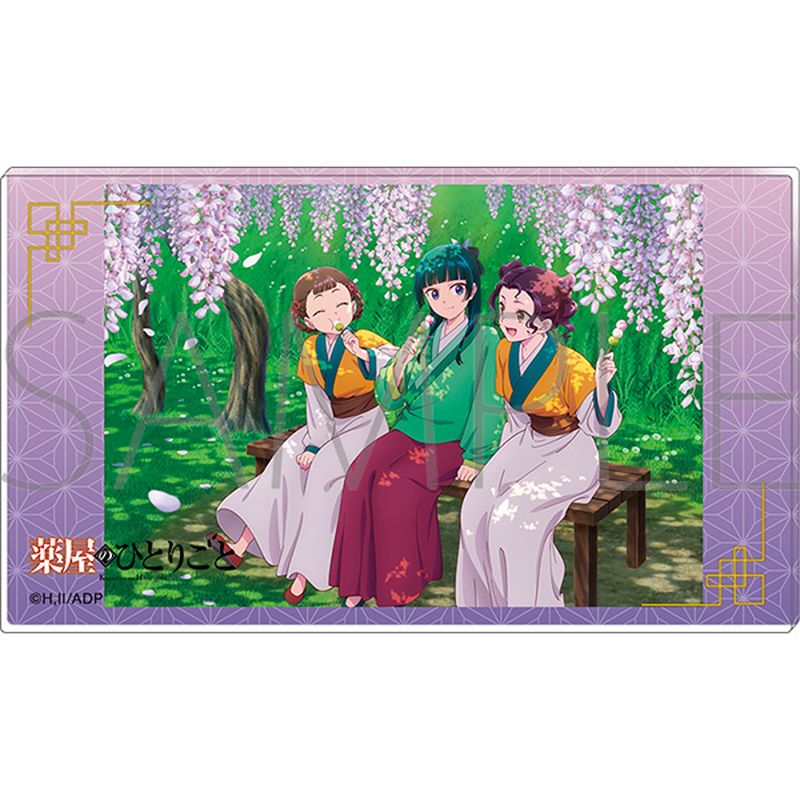 薬屋のひとりごと　ヒーロー文庫Store 表紙アクリルジオラマB 薬屋のひとりごと」ヒーロー文庫STOREオープン記念 表紙アクリル