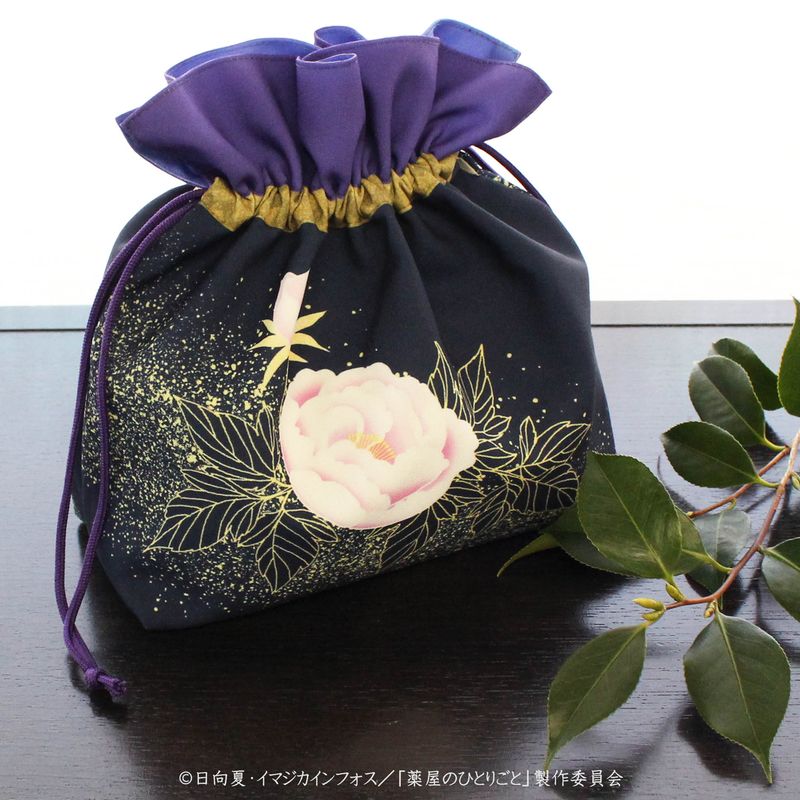 薬屋のひとりごと」巾着バッグ（壬氏）【ヒーロー文庫STORE】