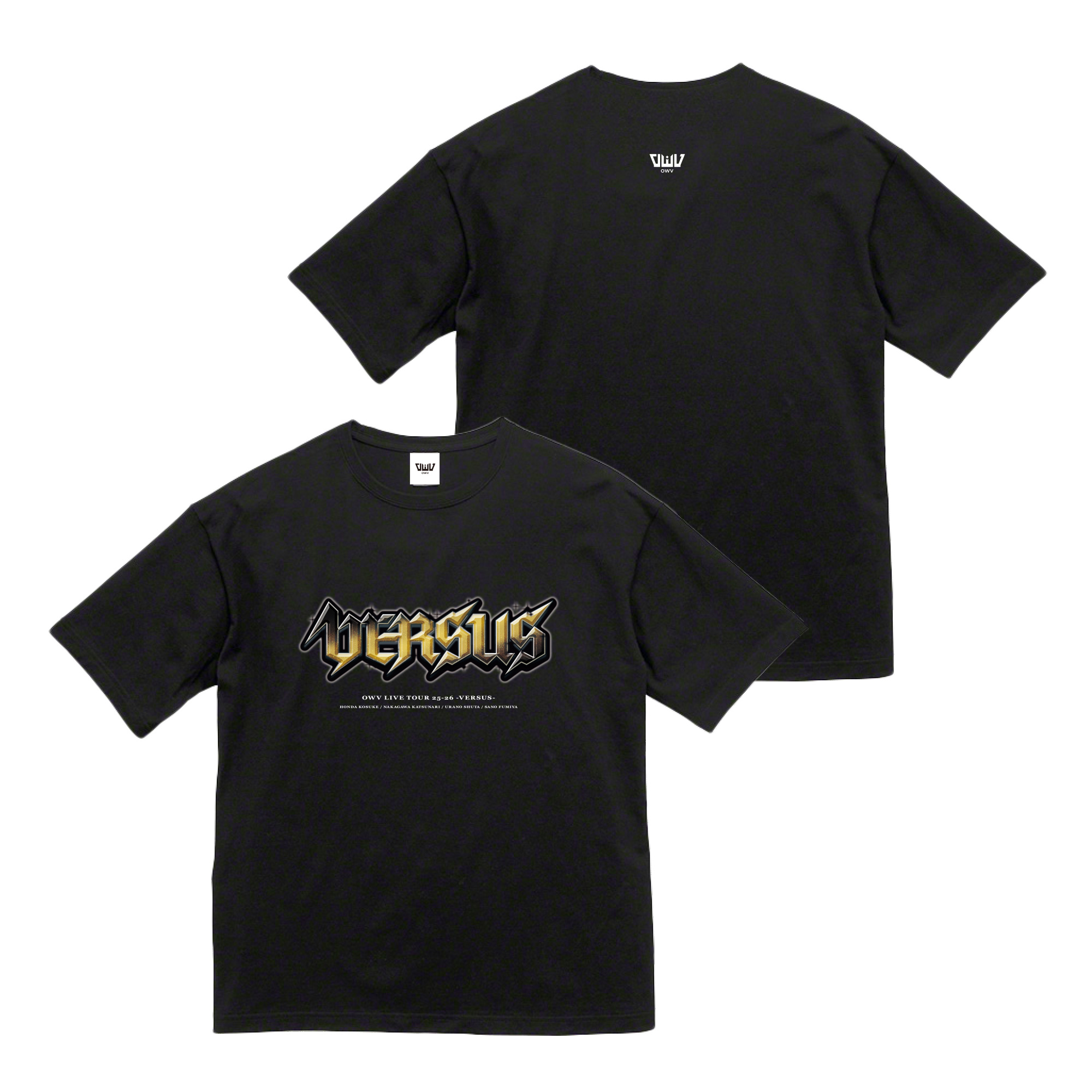 LIVE TOUR 2019 Tシャツ OWV LIVE TOUR 25-26 -VERSUS- Tシャツ【OWV ONLINE STORE】
