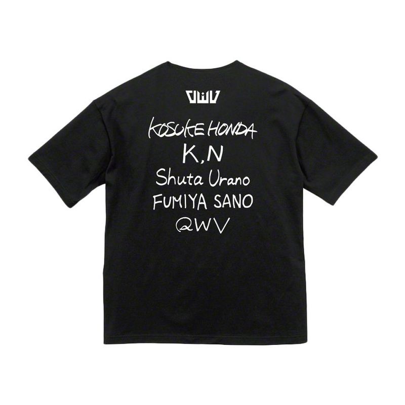 メンバー直筆ネーム入り OWV×QWV BIGシルエットTシャツ【OWV ONLINE
