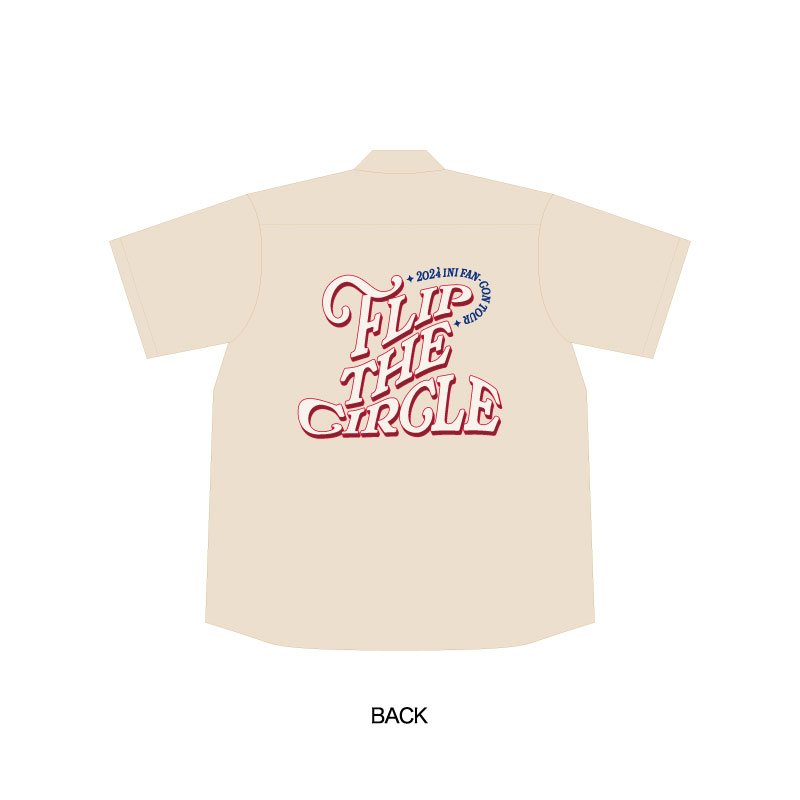 INI】ワークシャツ (BEIGE)【LAPONE STORE】