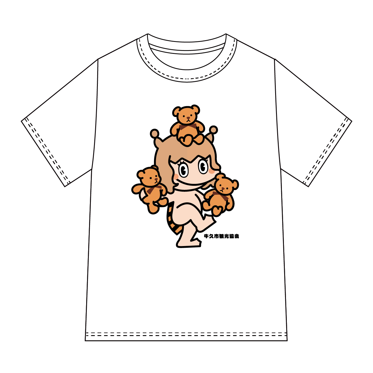 牛久市観光協会（茨城）×LPJPコラボTシャツ【LOCAL POWER JAPAN project】