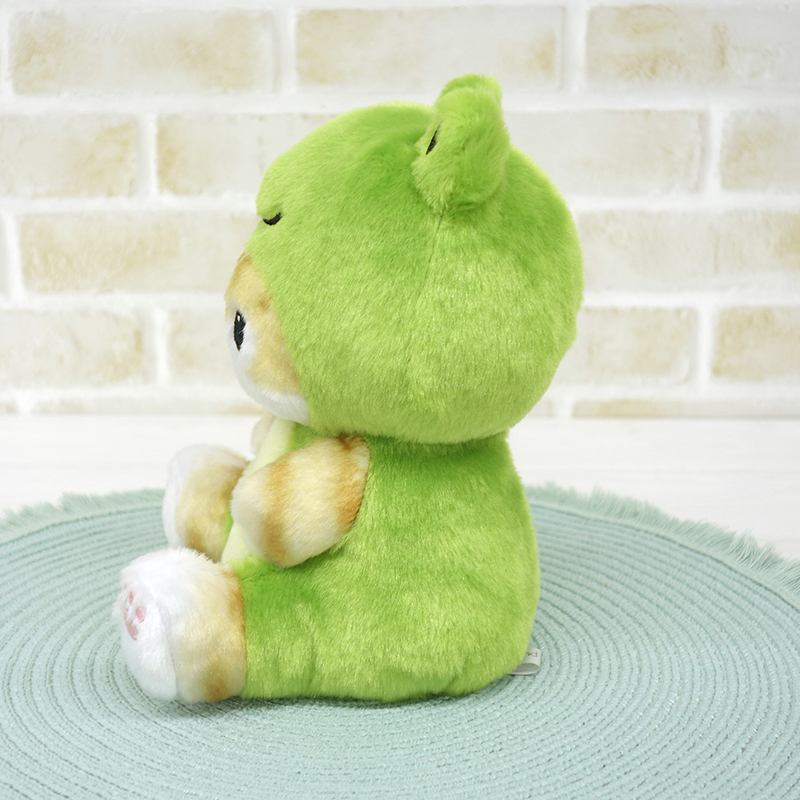ぽてたまぬいぐるみ mofusand かえるにゃん ベージュ【サン・アロー
