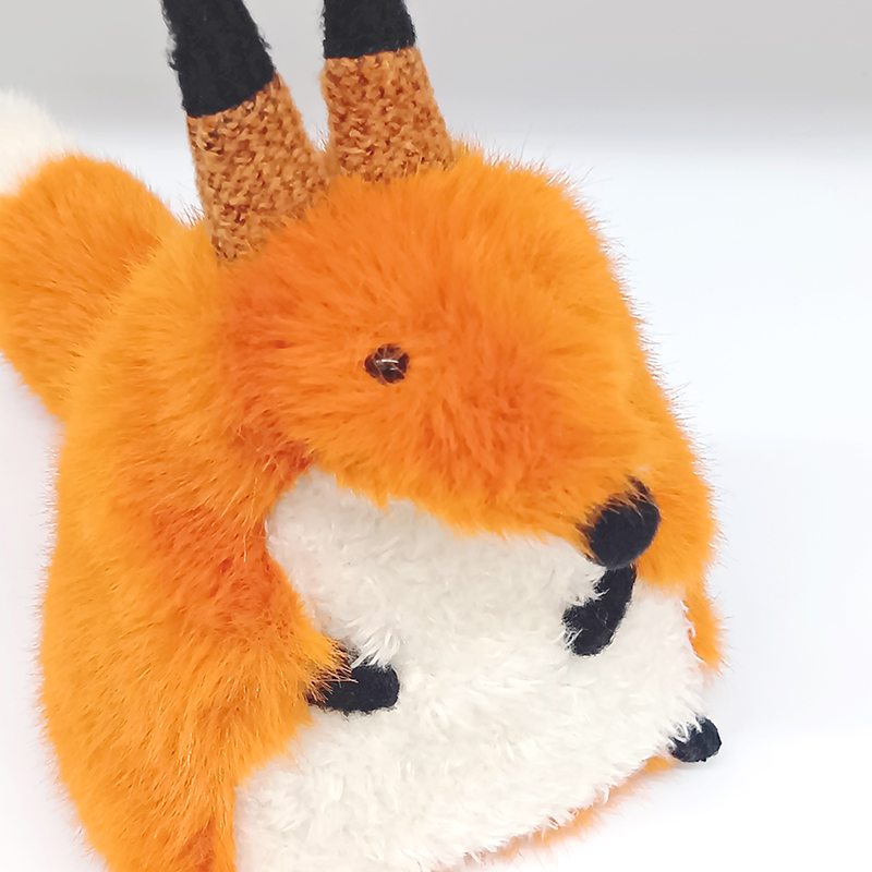 オレンジ色九尾狐 LABUBU　ふわふわ POP MART Official(Japan)