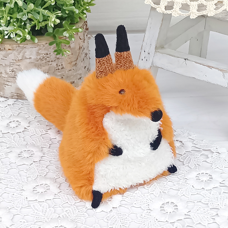 オレンジ色九尾狐 LABUBU　ふわふわ tetra きつね S【サン・アロー公式オンラインショップ】