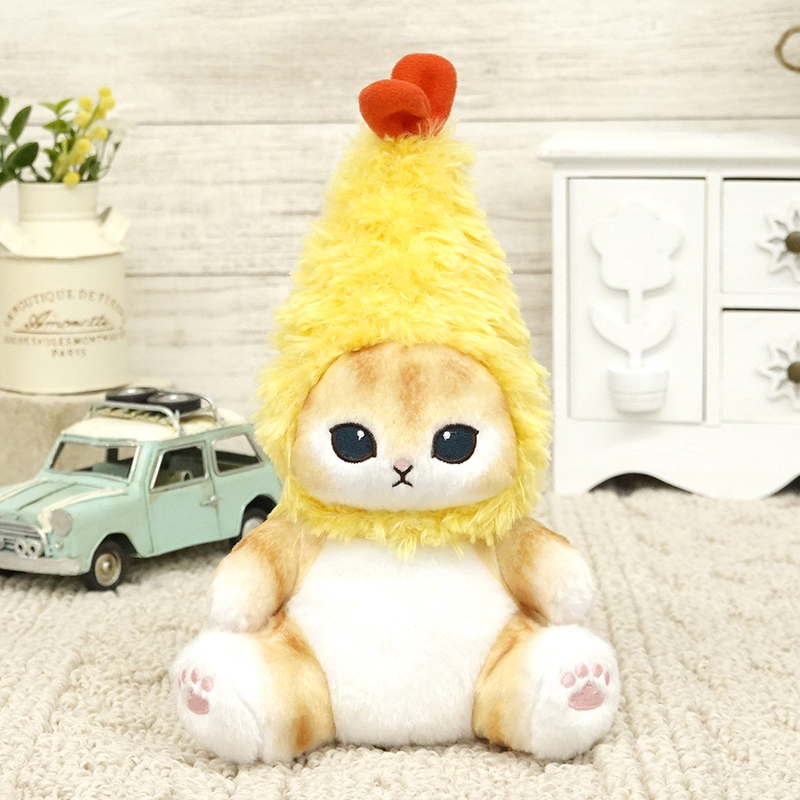サンアロー mofusand ぽてたまぬいぐるみ パンダにゃん ベージュ mofusand ぽてたまぬいぐるみ(パンダにゃん・ベージュ