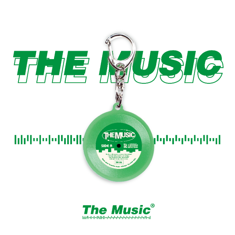 ミュージックキーホルダー レコード【feat.Sennzai】（Logo）【【公式