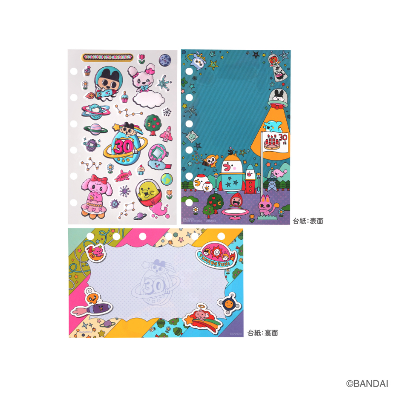大たまごっち展 限定品 たまごっち & たまもりしーるリフィル 未使新品 たまもりしーるリフィル 30しゅーねんあにばーさりーセット【大