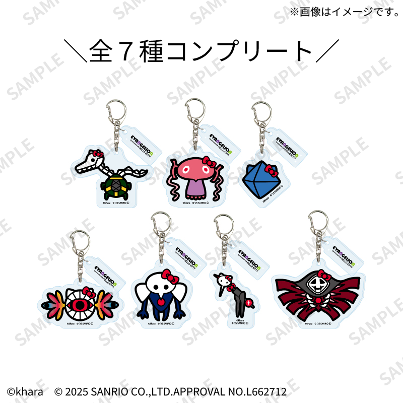 エヴァンゲリオン &サンリオ　ハローキティ　アクリルキーホルダー　コンプリート エヴァンゲリオン×サンリオSHOP｜TOPPA!!!BASE ONLINE STORE
