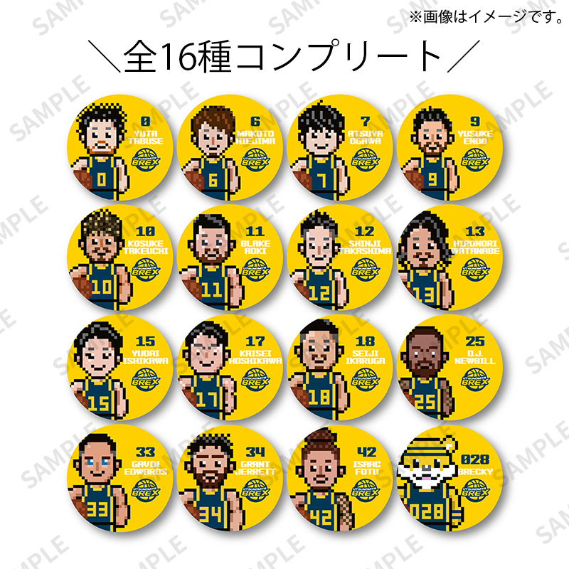 2025-26 BREX×TOPPA!!!BASE ドットシリーズ オリジナル缶バッジ【Fan