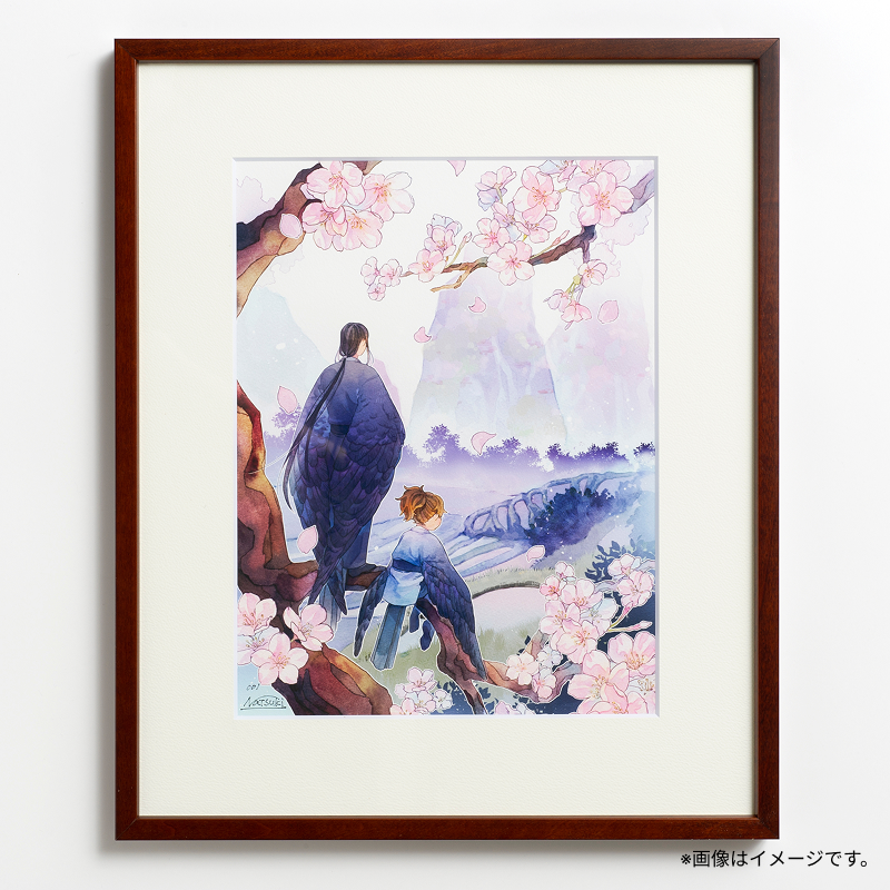 複製原画 - ファンBOOK表紙（画・名司生／本人直筆サイン＆シリアル