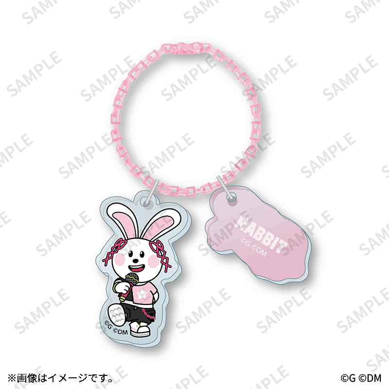 ウサギキャラクター アクリルスタンドチャーム アクリルチャーム【うさぎちゃん】【Fan-Xross モール™】