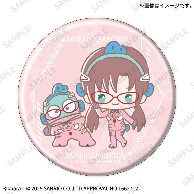 コンプリート　エヴァンゲリオン×シナモロール　缶バッジ5個 コンプリート エヴァンゲリオン×シナモロール 缶バッジ5個