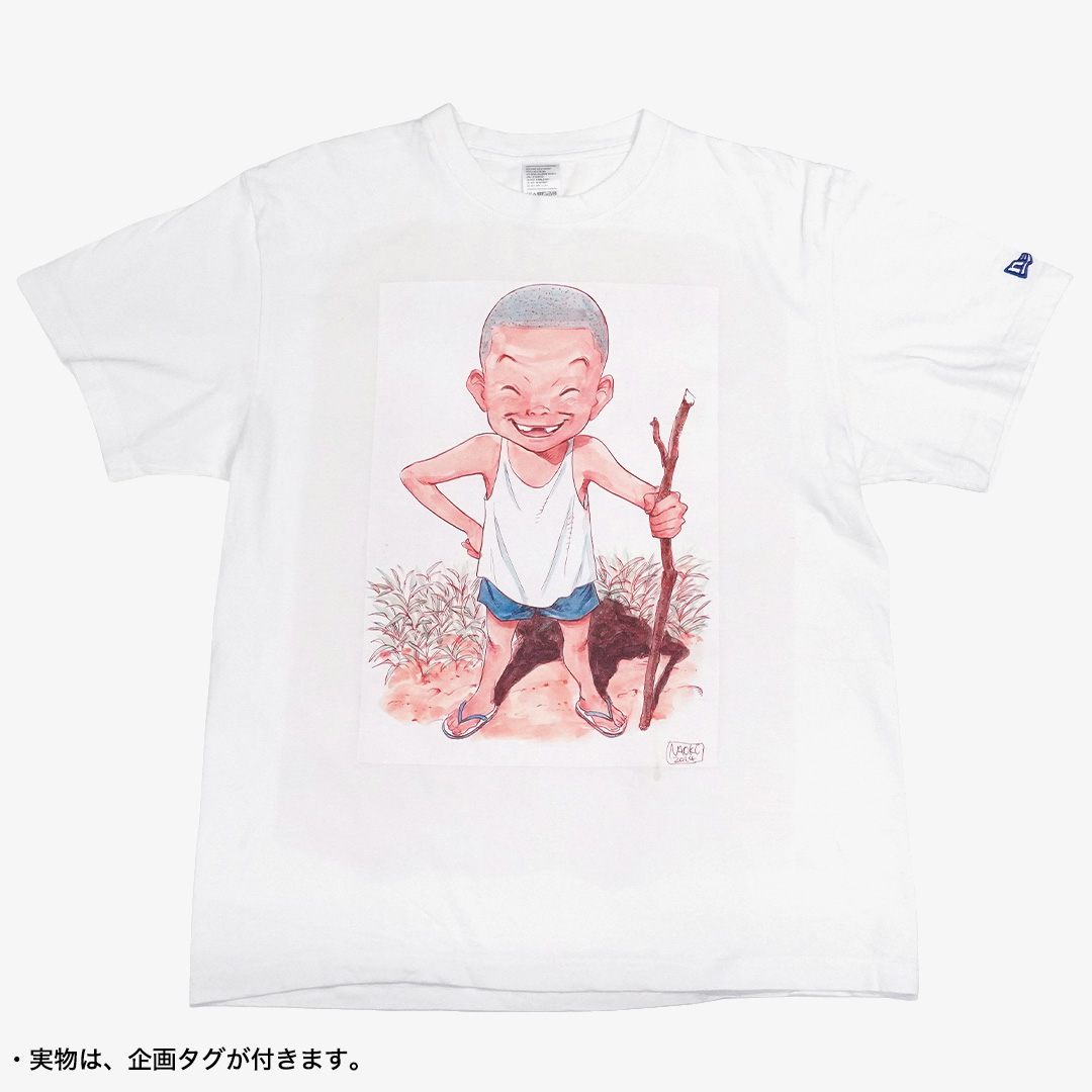 わらし地蔵T-シャツ【「着る」漫画家による仏の世界店】