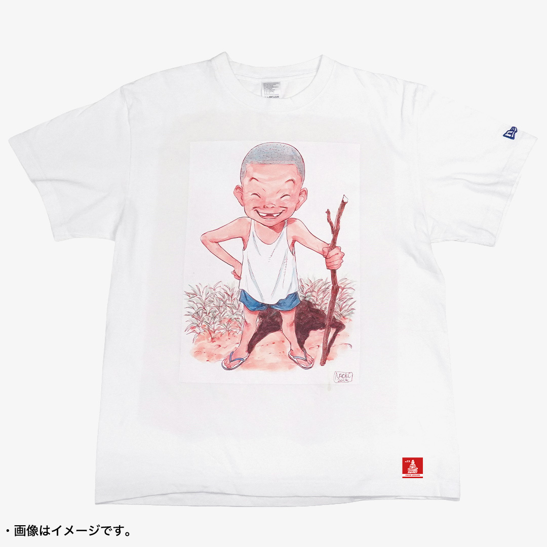 わらし地蔵T-シャツ【「着る」漫画家による仏の世界店】