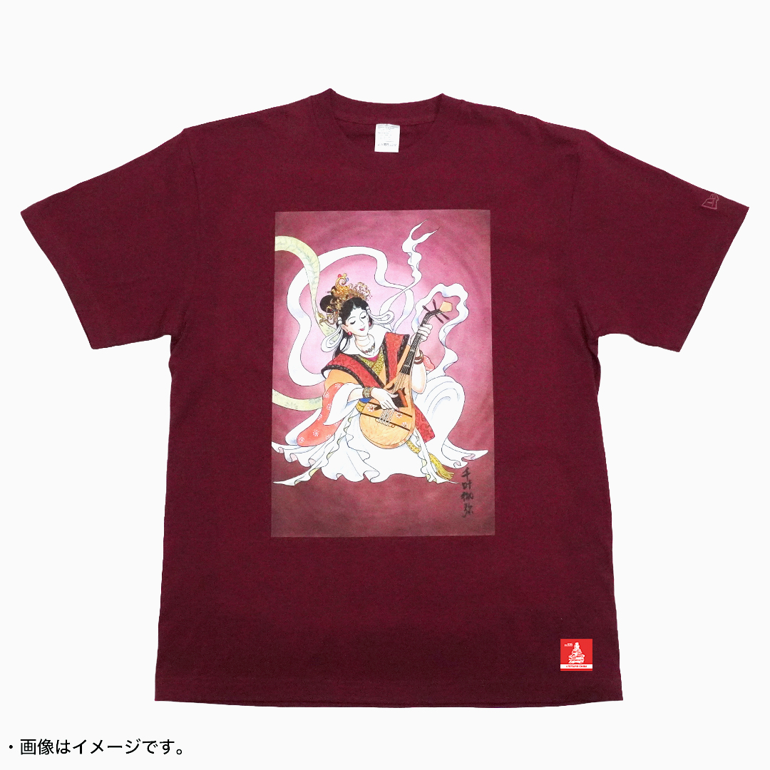 弁財天T-シャツ【「着る」漫画家による仏の世界店】