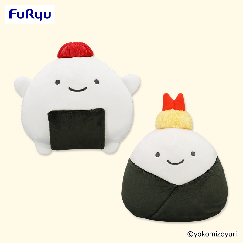 プライズ／具材の帽子を被ったのりおにぎりのBIGぬいぐるみが登場