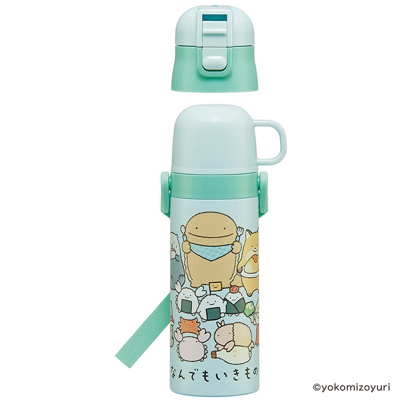 超軽量コンパクト2WAYステンレスボトル【なんでもいきもの屋】