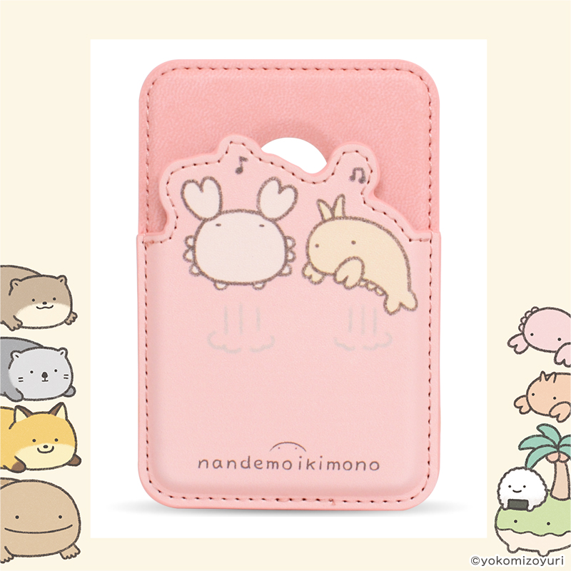 MagSafeカードケース カニとエビ【なんでもいきもの屋】