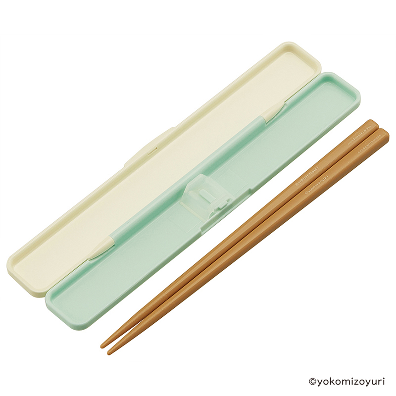 抗菌音のならない箸・箸箱セット 箸18cm【なんでもいきもの屋】