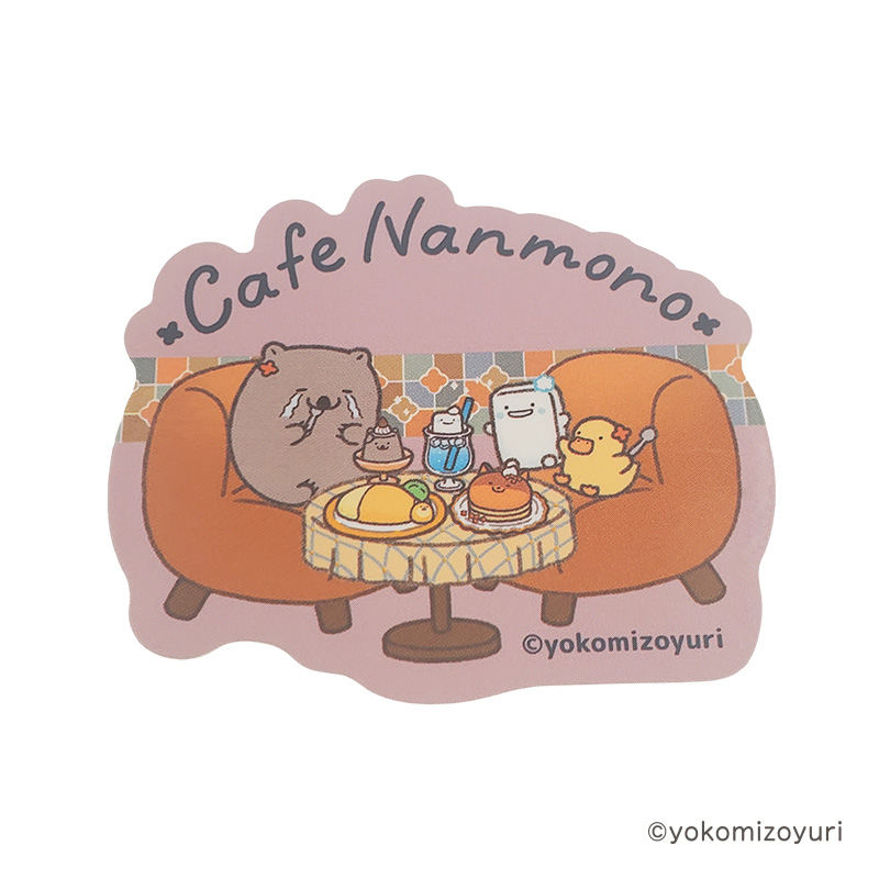 カフェシリーズ ステッカー うぉーんばっととせっけん【なんでも