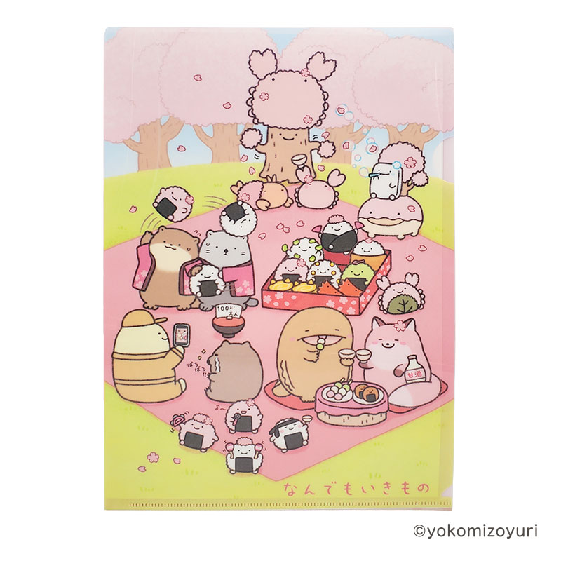 おはなみシリーズ クリアファイル【なんでもいきもの屋】