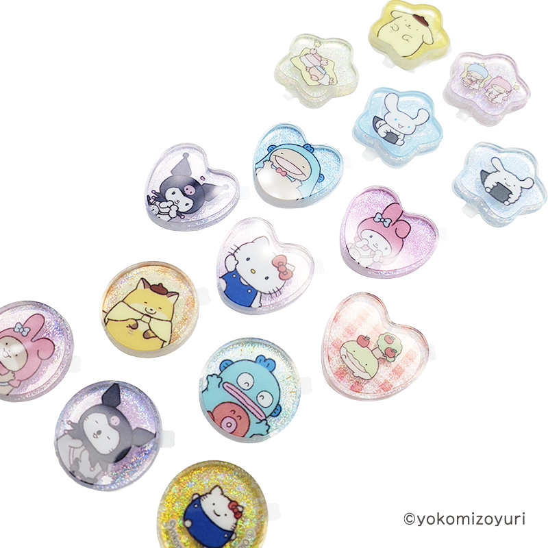なんでもいきもの×サンリオキャラクターズ クリスタルシール A