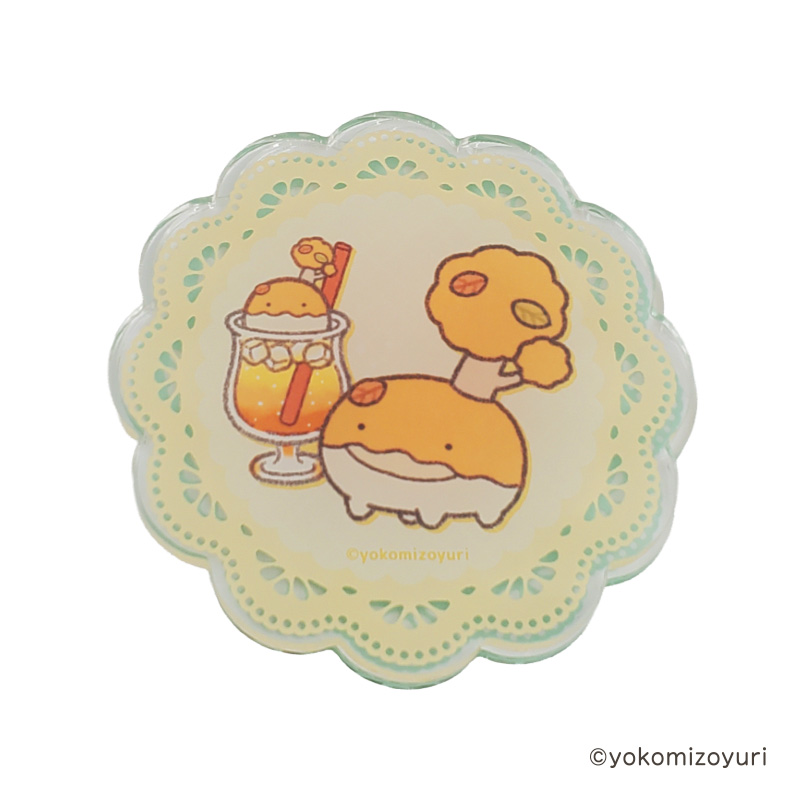 カフェシリーズ アクリルコースター 秋こじま【なんでもいきもの屋】