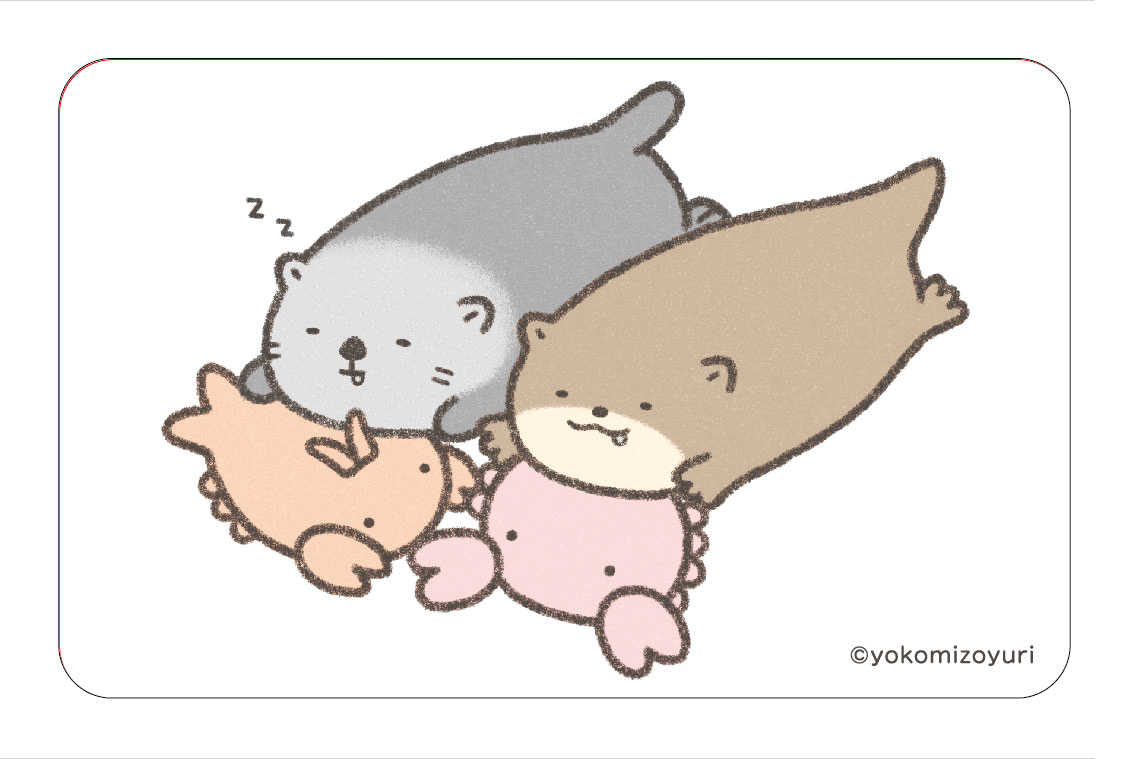 otterさん。ネコポス シールコレクション２ガムつきなんでもいきもの屋