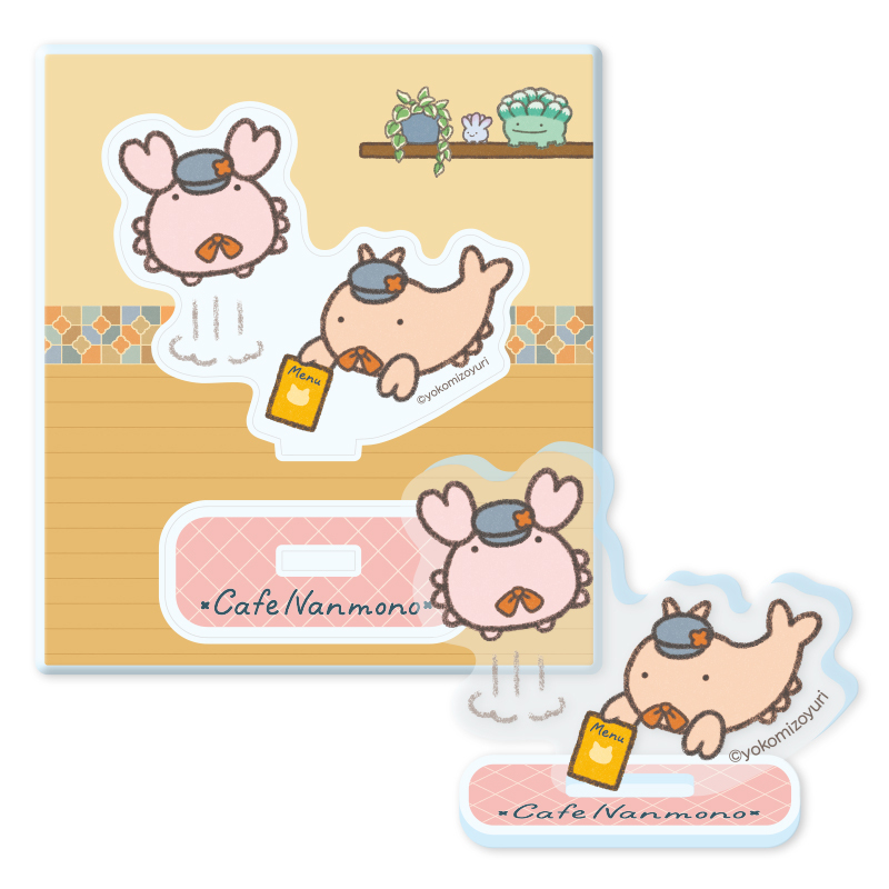なんものカフェ アクリルスタンド（カニとエビ）【なんでもいきもの屋】