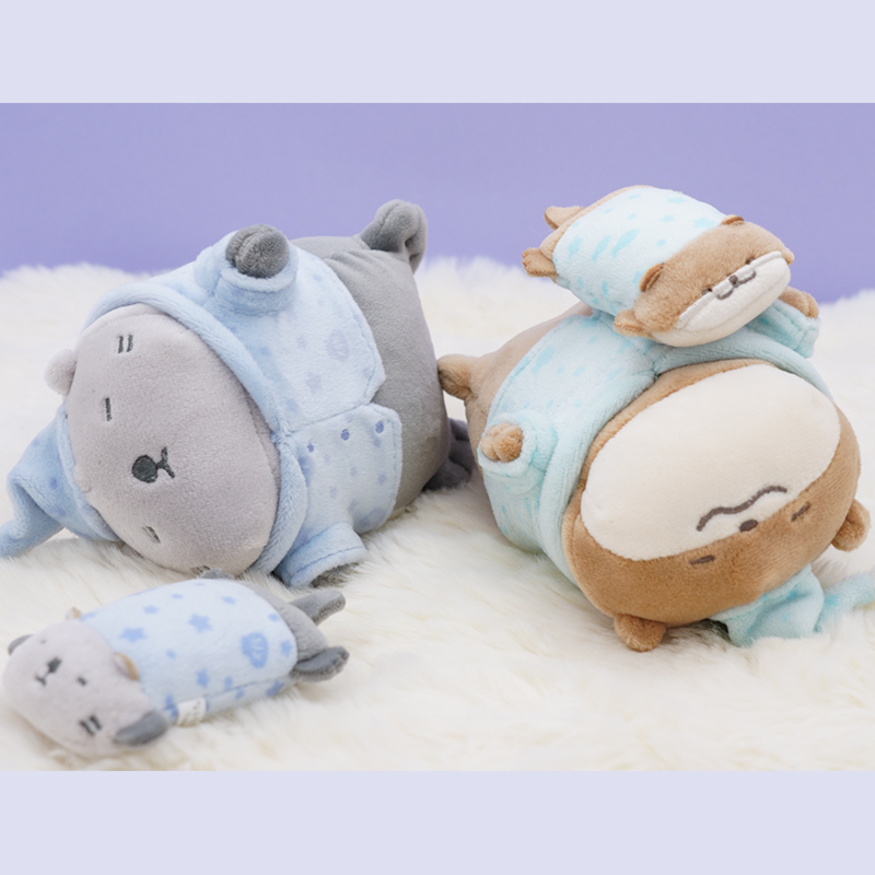 ぬいぐるみS ラッコ（すやすや）【なんでもいきもの屋】