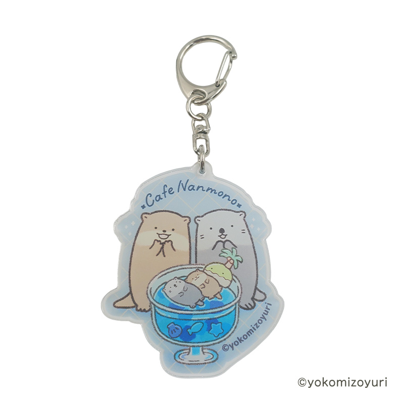 ジャック・ウッドソン 二匹のラッコ ヴィンテージ ステンドグラス