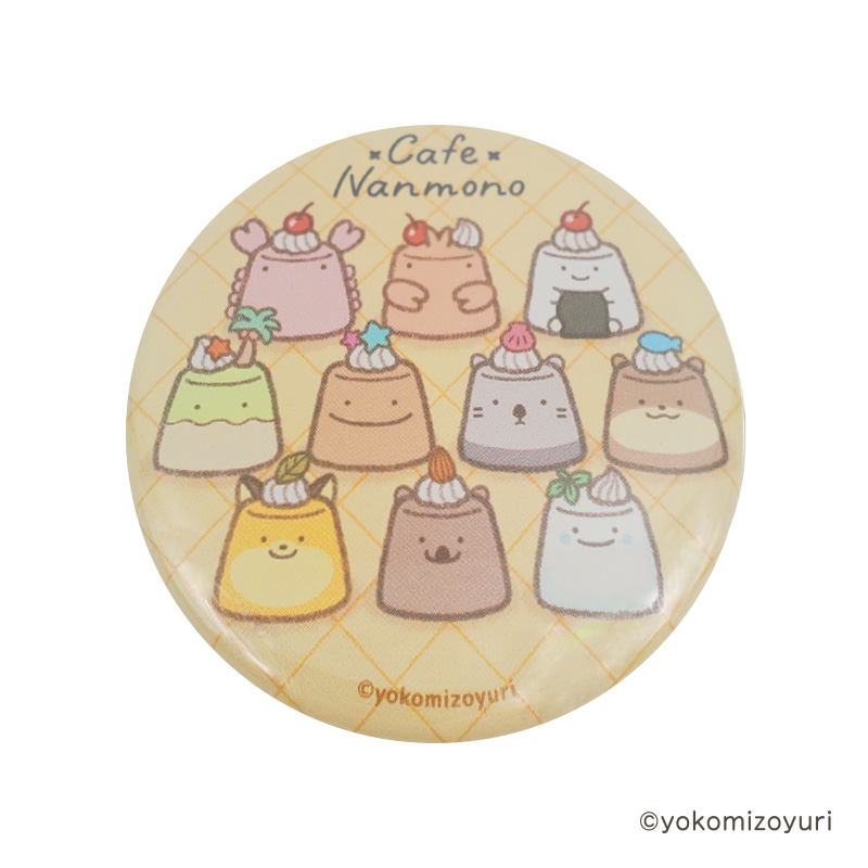 カフェシリーズ 缶バッジ プリン【なんでもいきもの屋】