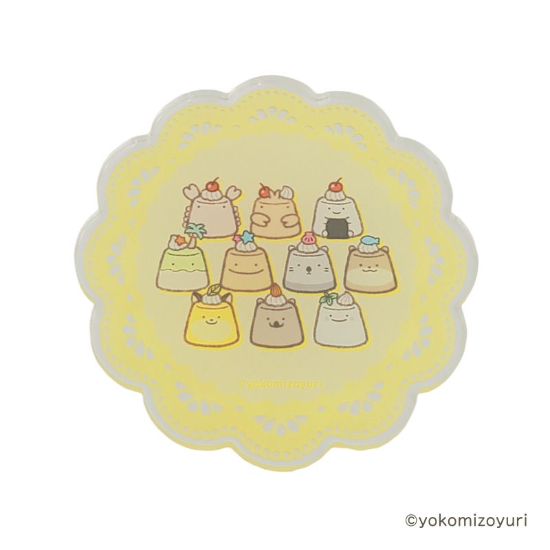 カフェシリーズ アクリルコースター プリン【なんでもいきもの屋】