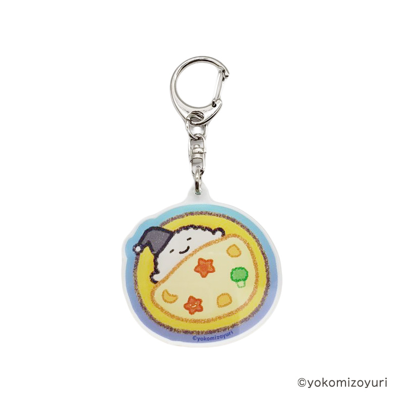 おやすみシリーズ アクリルキーホルダー のりおにぎりA【なんでも